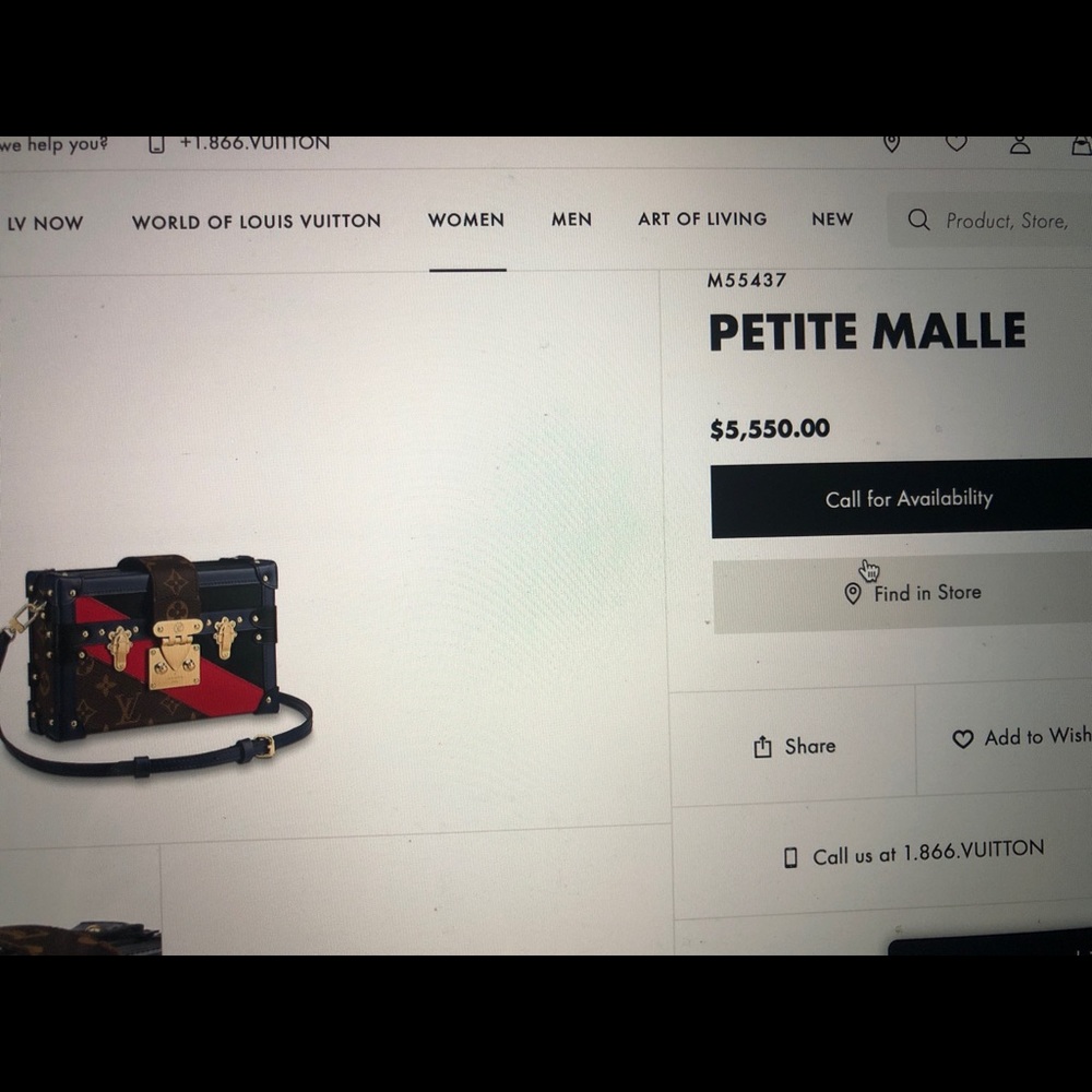 NWT.  Louis Vuitton Petite Malle! 💯 - Picture 4 of 8